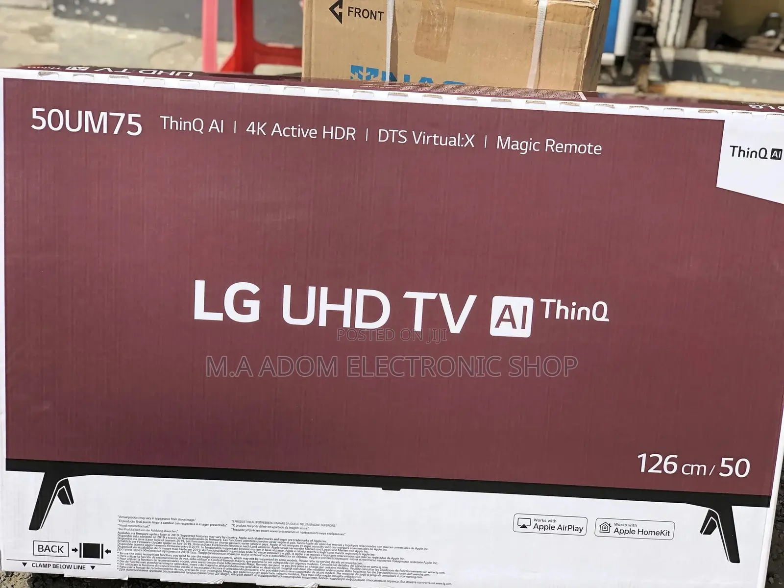 Brand New Lg 50”Uhd 4K Smart Digital Satellite Led Tv