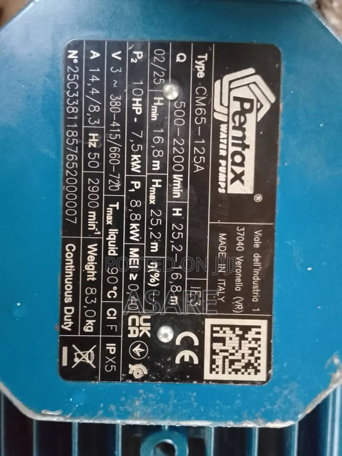 Pentax Water Pump