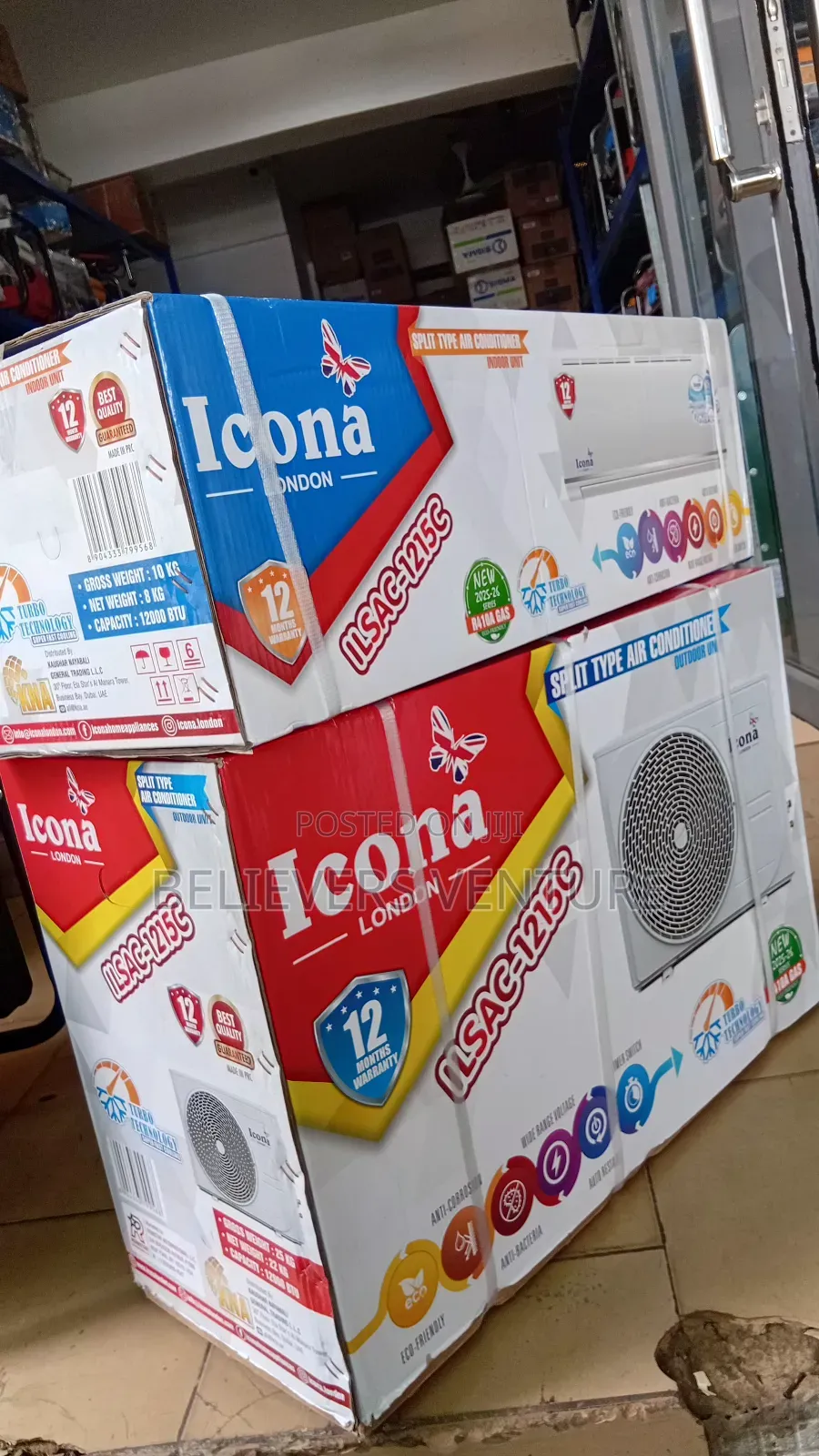 Icona 1.5hp Split Ac – Strong Cooling Power 1.5hp Ac