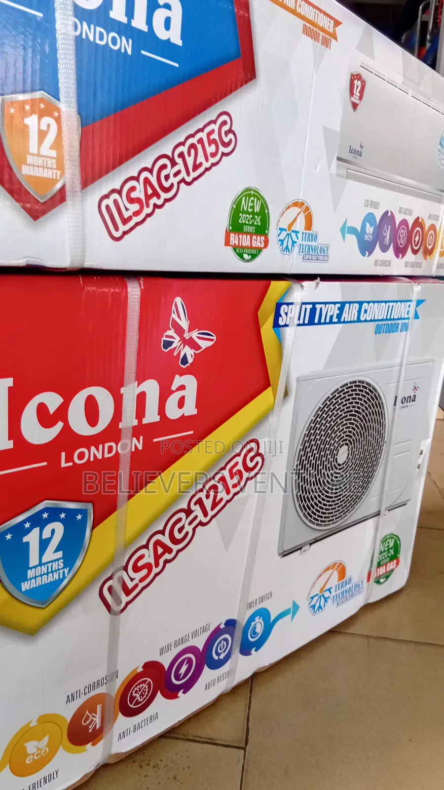 Icona 1.5hp Air Conditioner – Everyday Comfort 1.5hp Ac