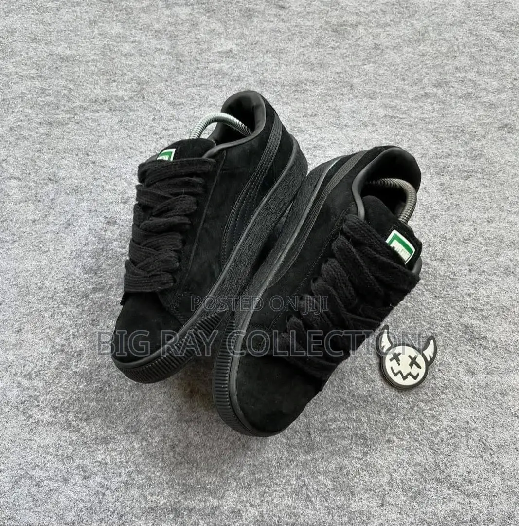 Puma Suede Xl Big Kid “Black”