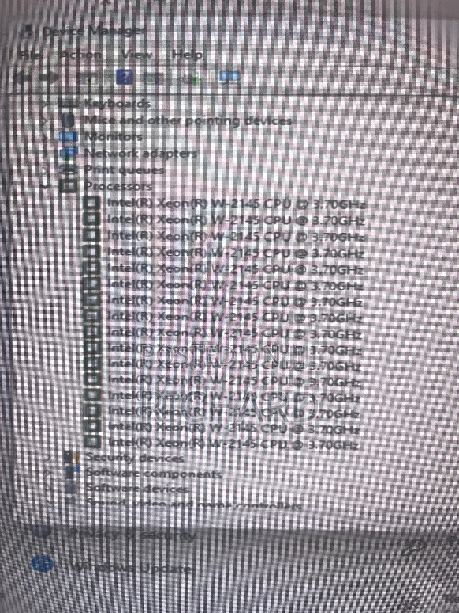 Desktop Computer HP Z4 G4 32GB Intel Xeon SSD 512GB