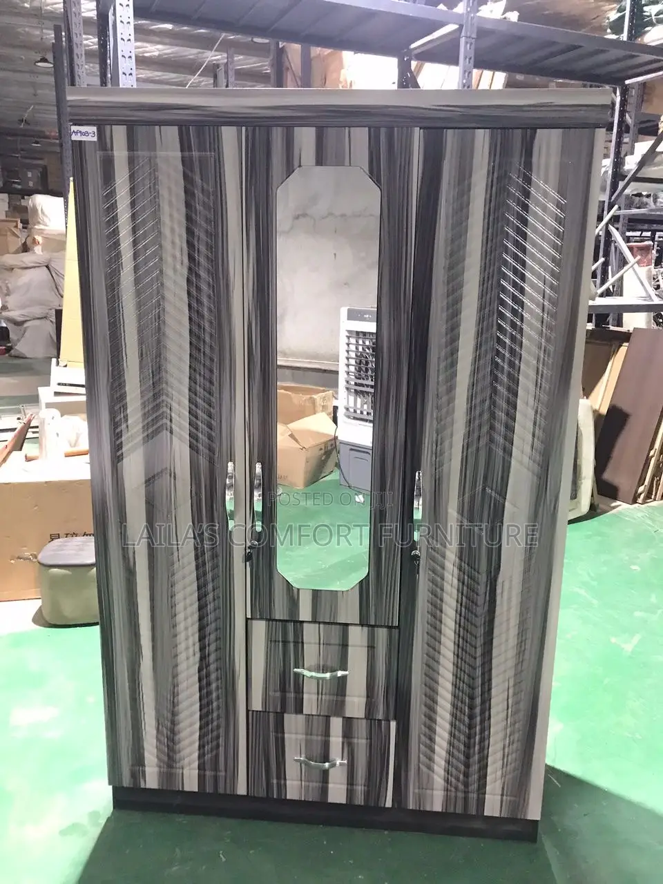Imported 3 Doors Wardrobe