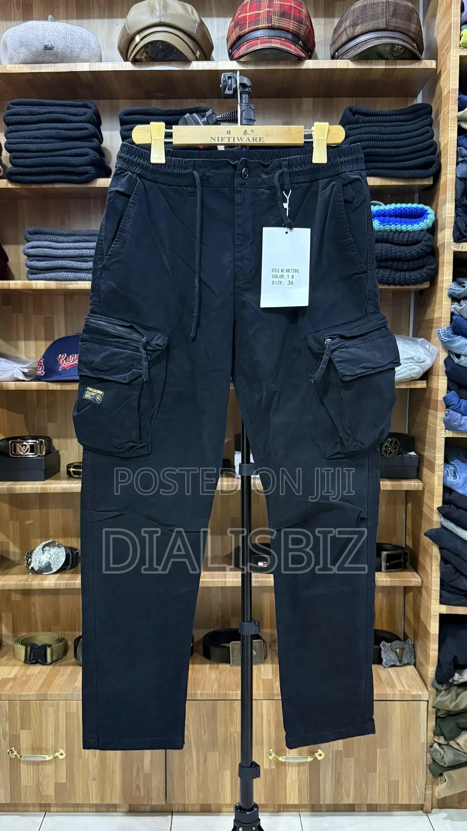 Kaki Side Pockets