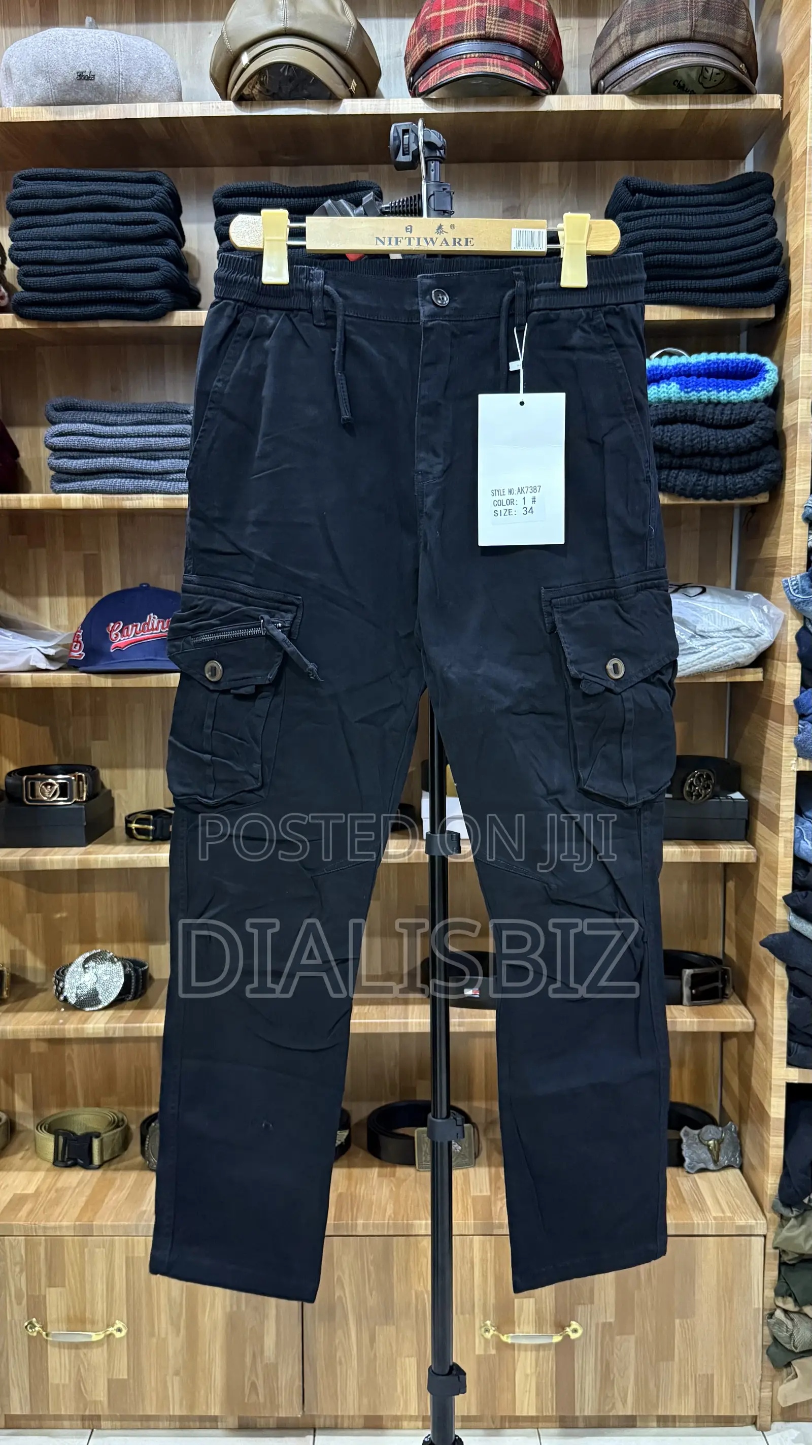 Kaki Side Pockets