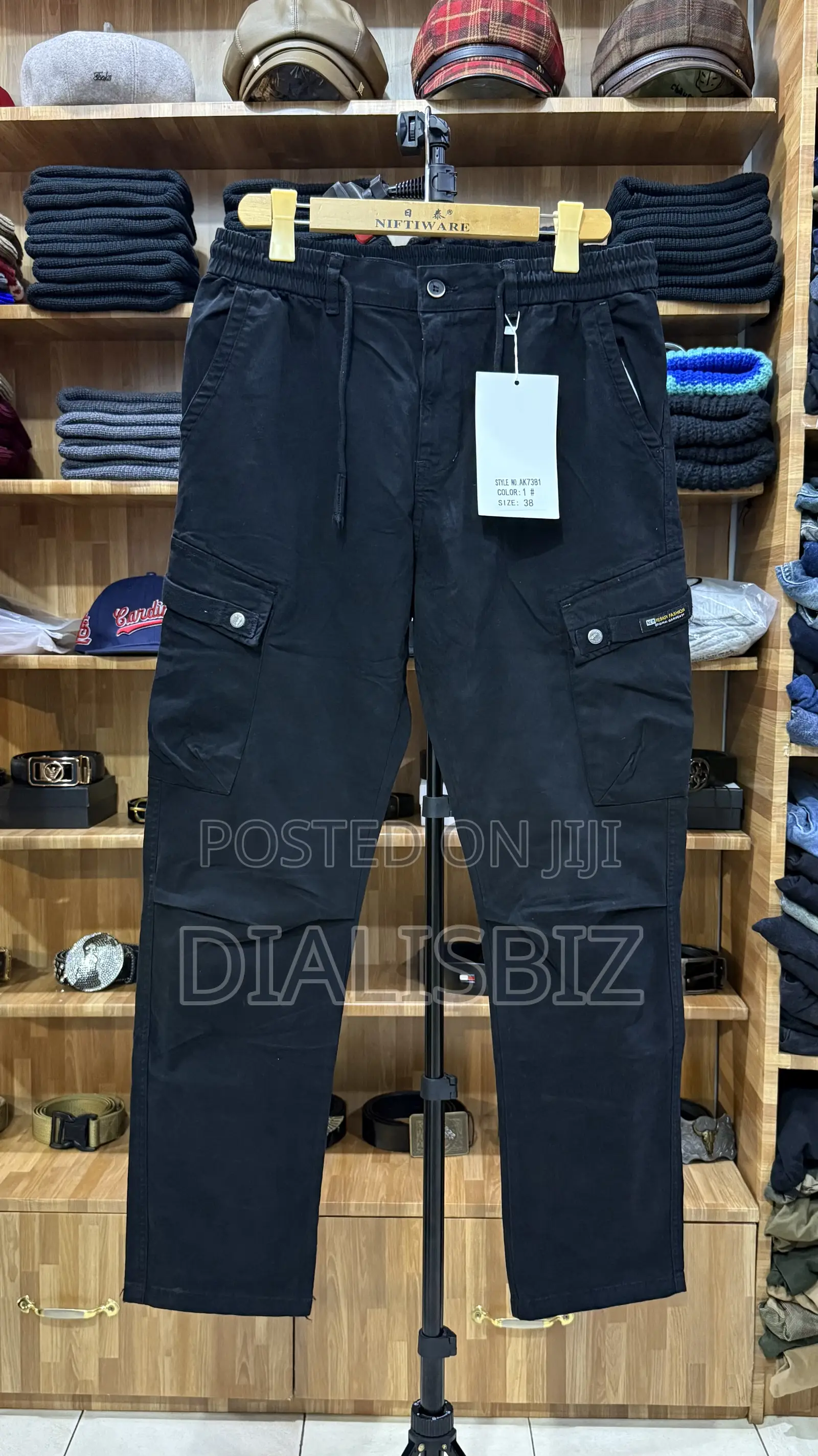 Kaki Side Pockets