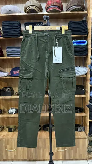 Kaki Side Pockets