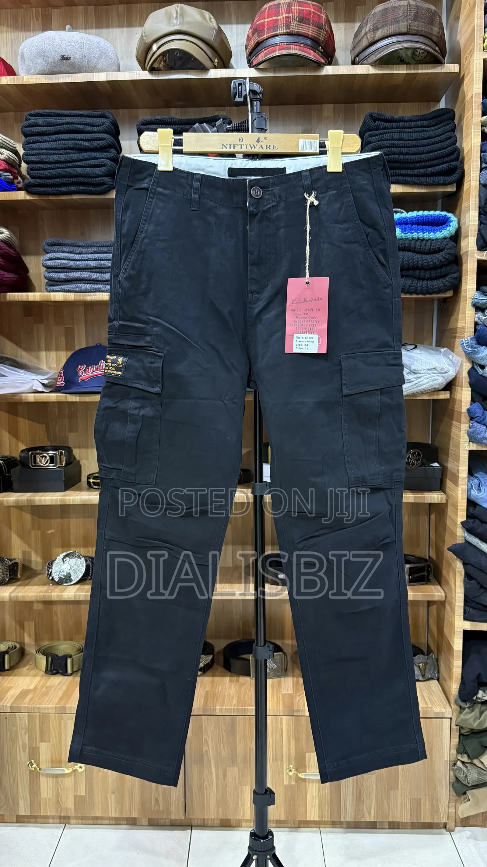 Kaki Side Pockets