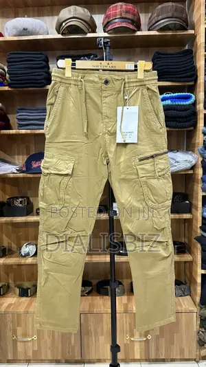Kaki Side Pockets