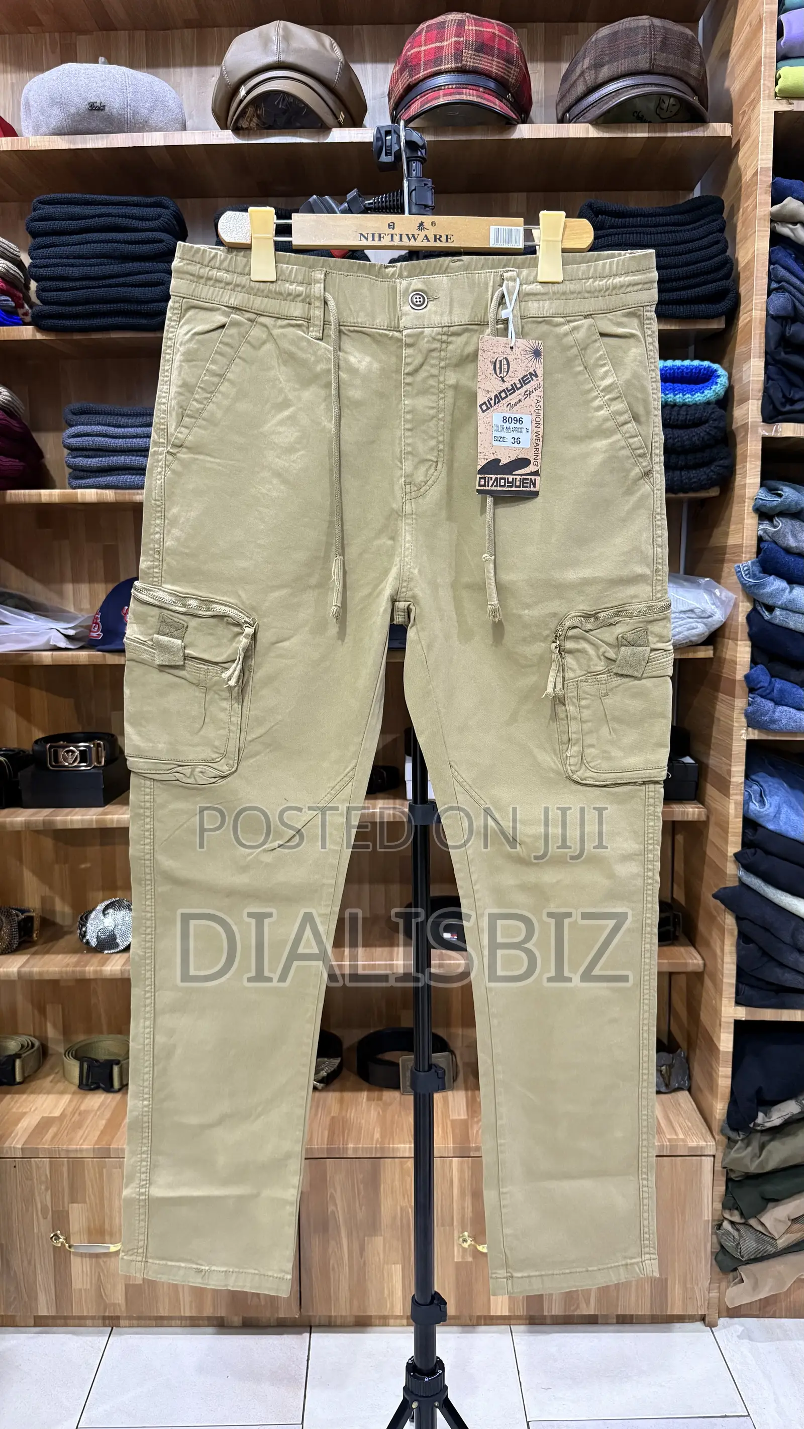 Kaki Side Pockets