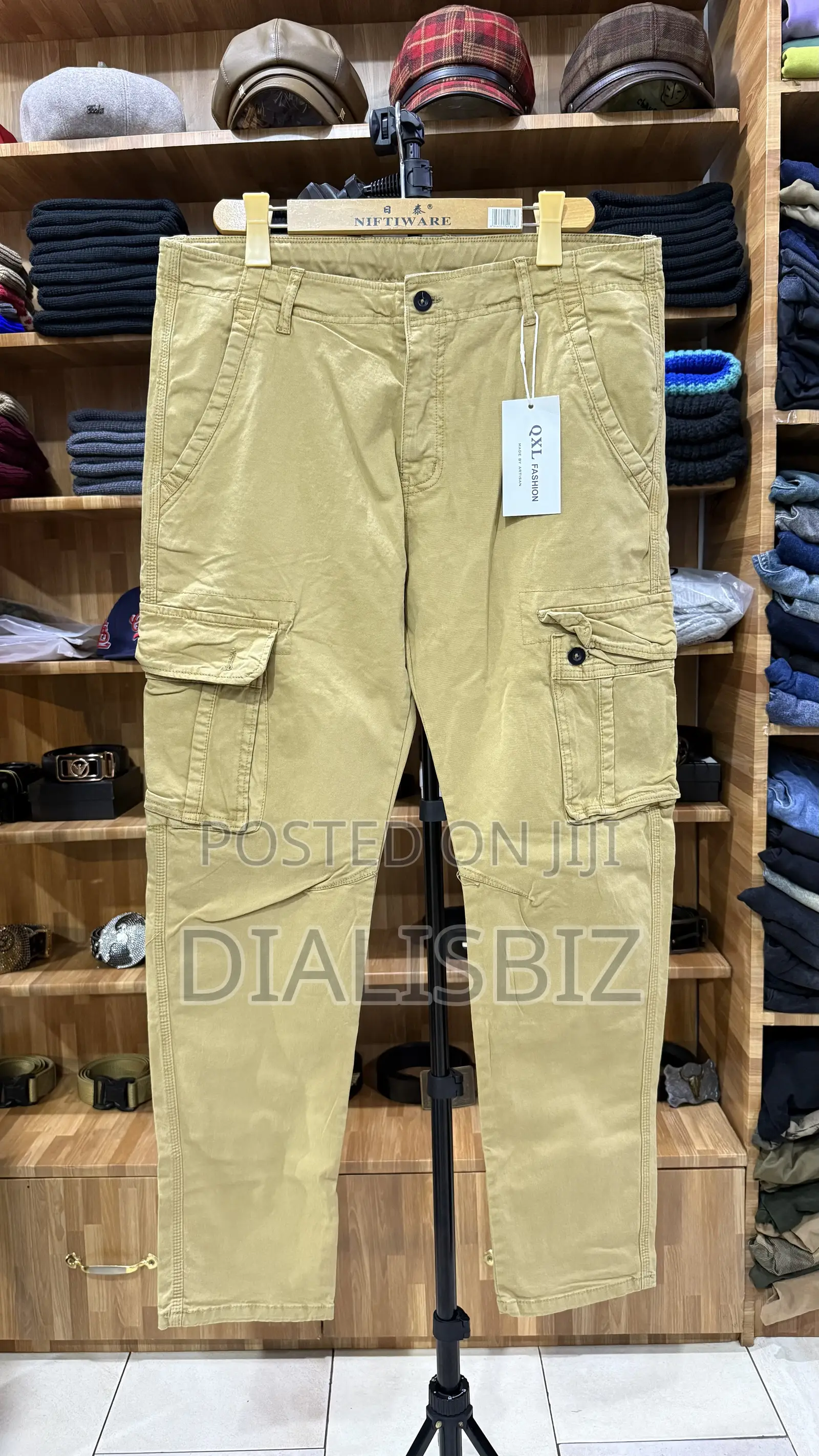 Kaki Side Pockets
