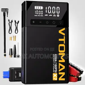 Car Jump Starter and Tire Pump