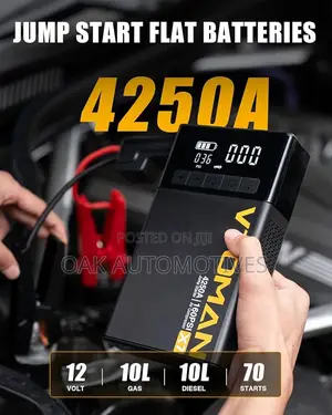 Car Jump Starter and Tire Pump