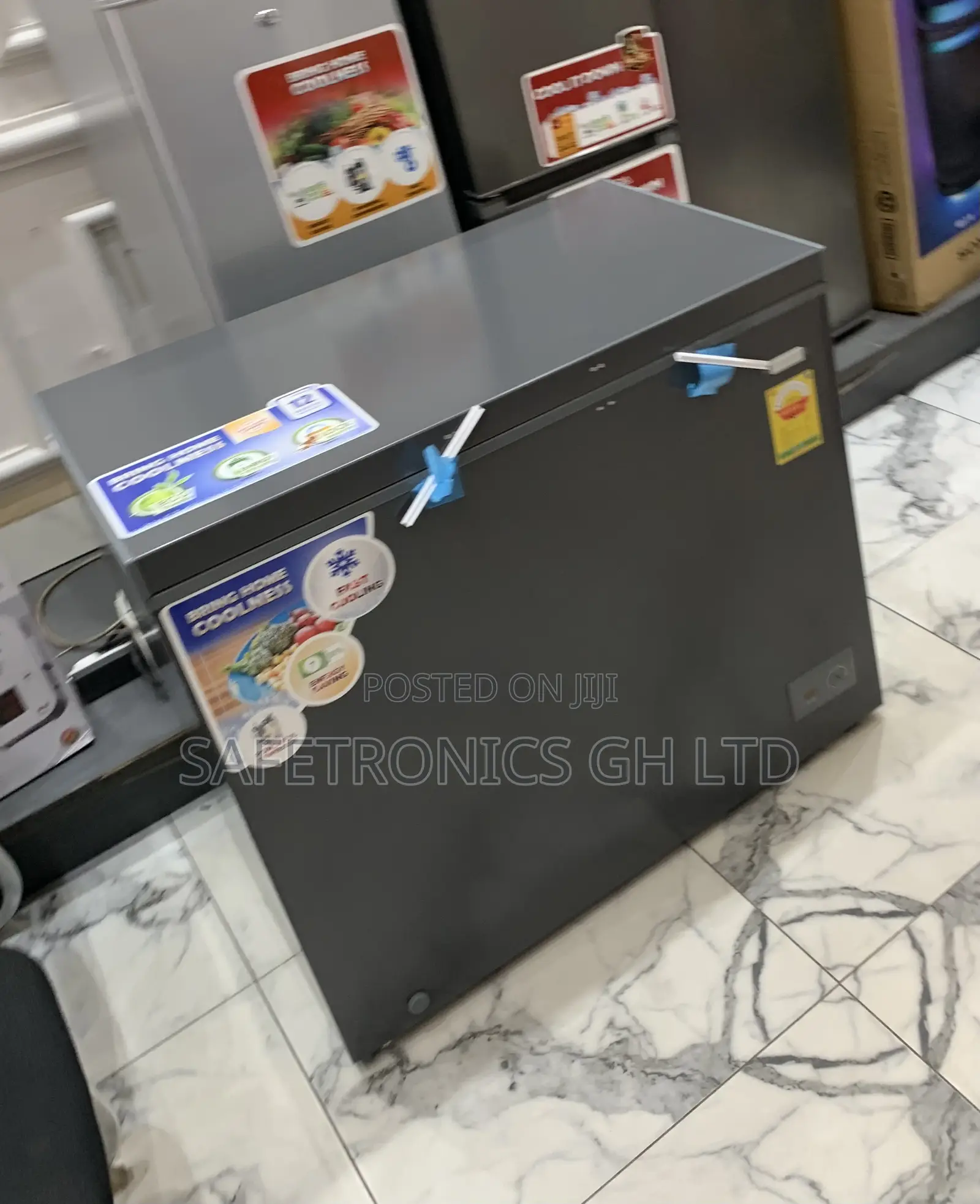 Just Get 251 Liters Singledoor Electric Dark Grey Nasco-Nas300 Freezer
