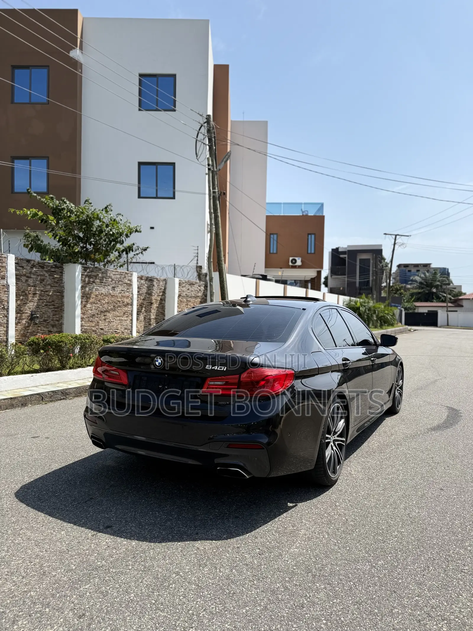 BMW 540i 2019 Black