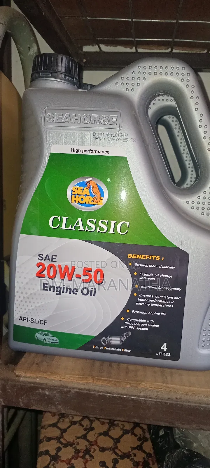 Sae 20w-50 Synthetic Blend Classic Engine Oil