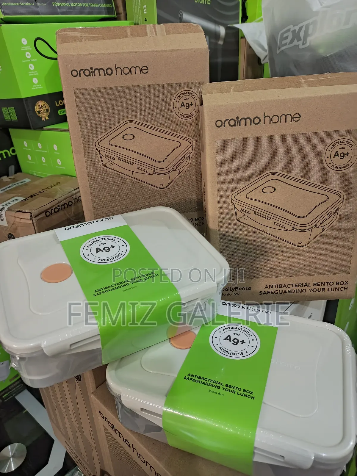 Oraimo Dailybento Antibacterial 3-Compartment Bento Box