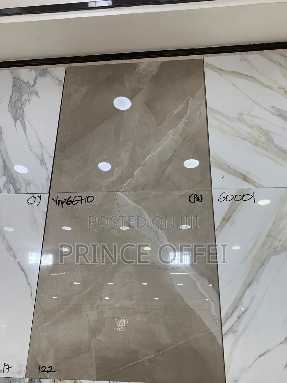 Made in Ghana *Twyford Polished Surface Tiles. 60/60cm, 4pcs in a Box