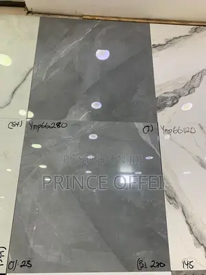 Made in Ghana *Twyford Polished Surface Tiles. 60/60cm, 4pcs in a Box