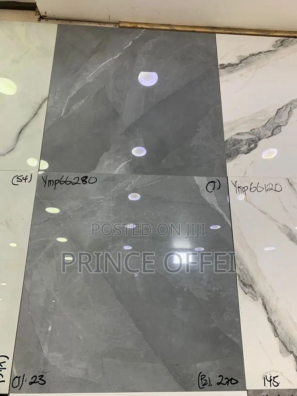 Made in Ghana *Twyford Polished Surface Tiles. 60/60cm, 4pcs in a Box