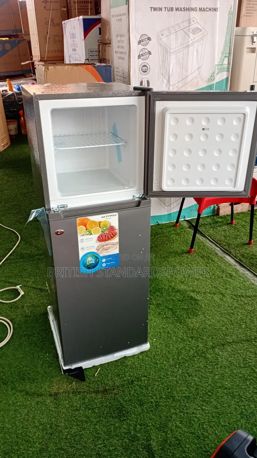 Westpool 136l Fridge Powerful Cooling Spacious Double Door at Fridge