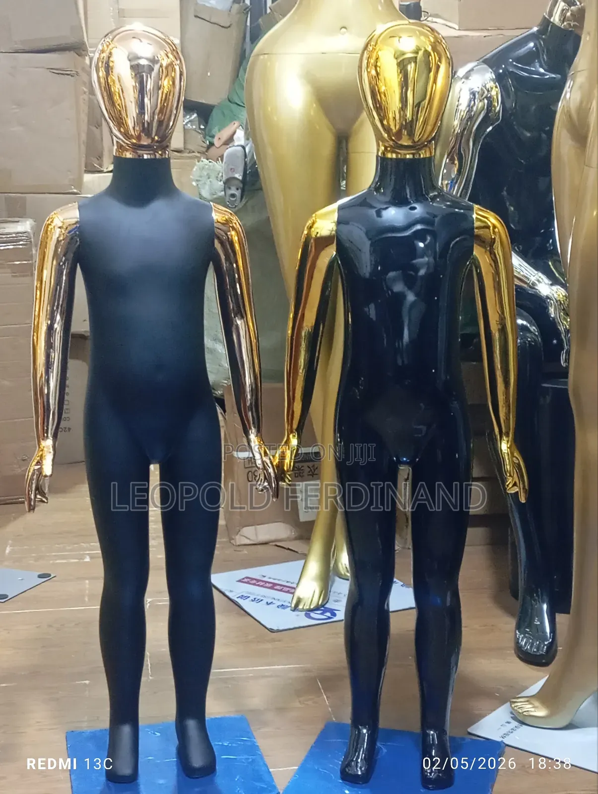 Kids Dummy Black and Gold