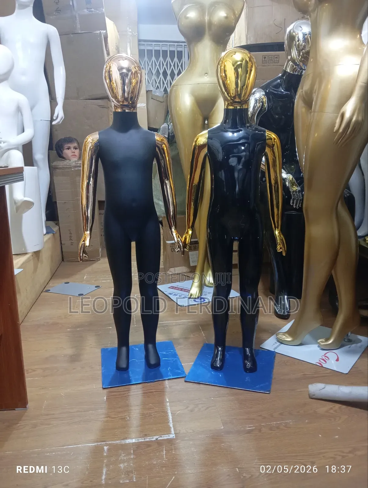 Kids Dummy Black and Gold