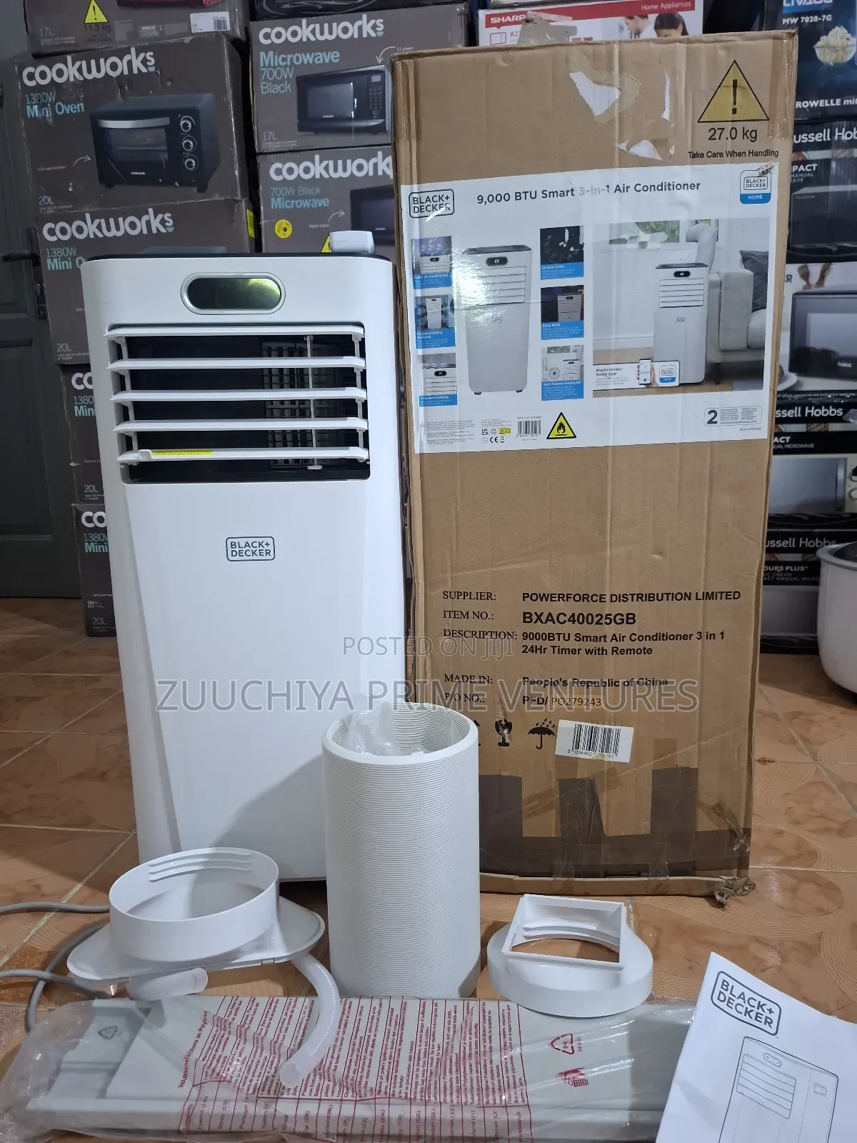 Black+Decker 9000btu (1.Hp) Mobile Air Conditioner From Uk