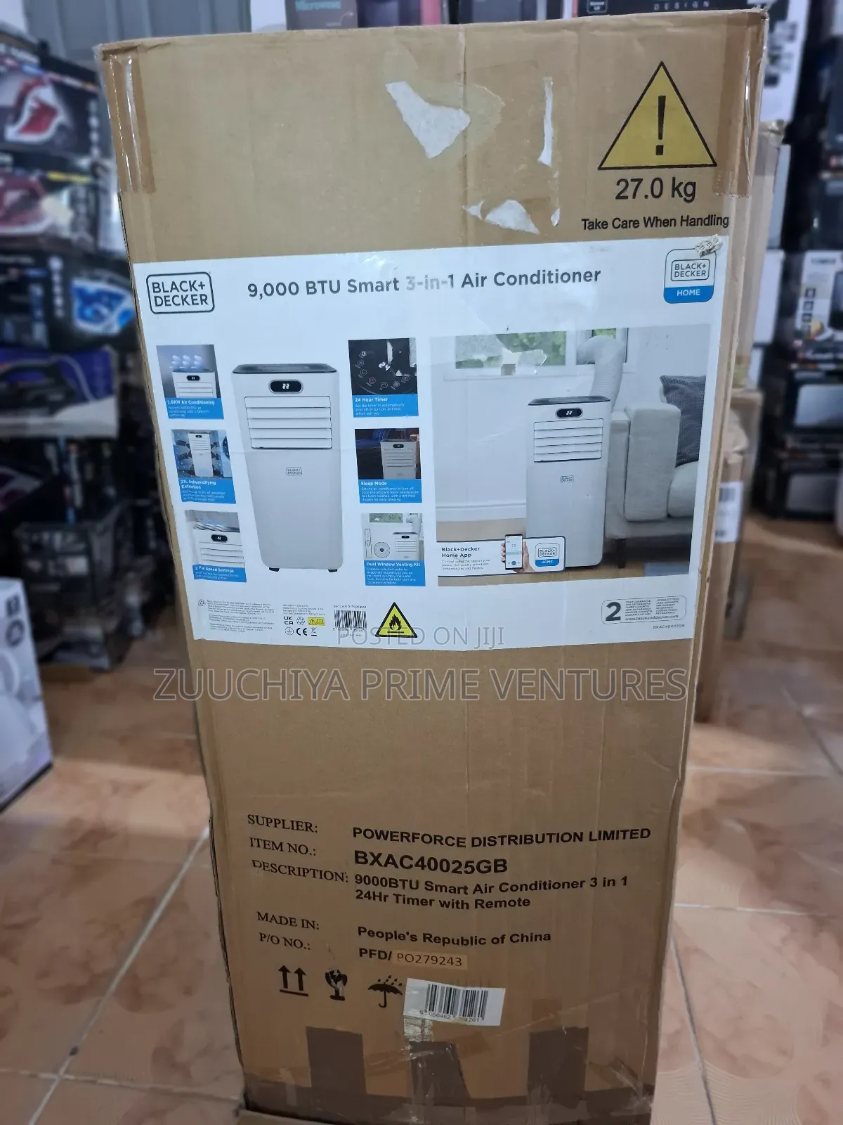 Black+Decker 9000btu (1.Hp) Mobile Air Conditioner From Uk