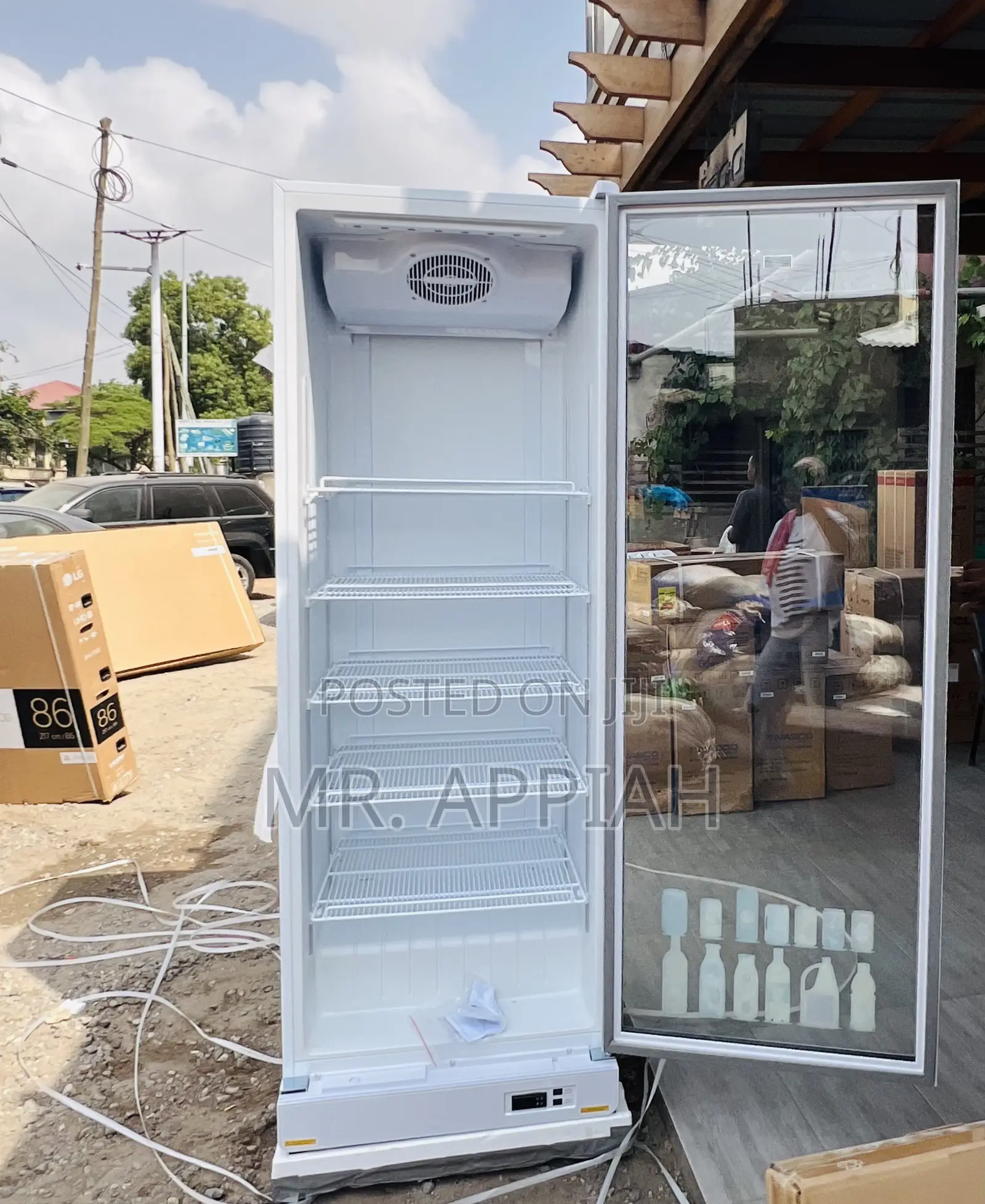Super Cooling Zara-600dfg Single Door Display Refrigerator(591liters).