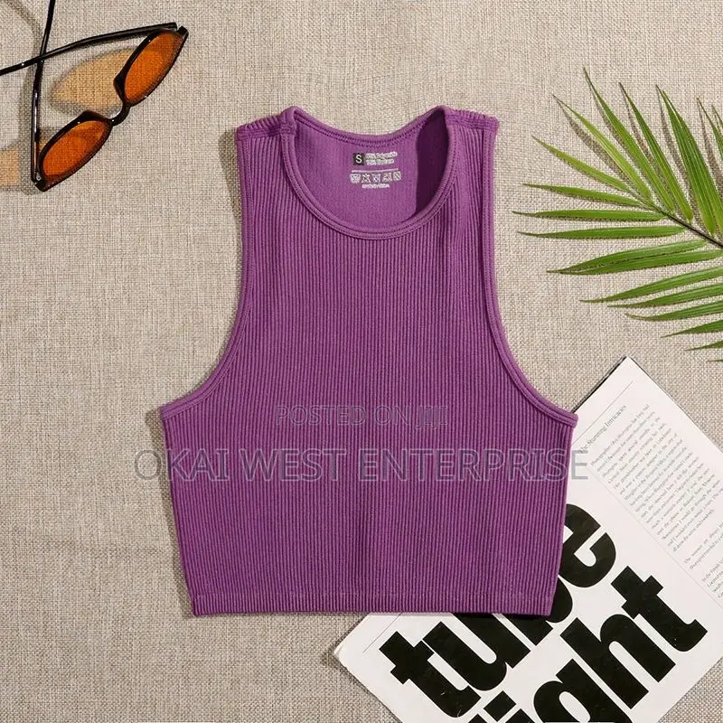 Chic Sporty Exposed Navel Vest - Your New Go-to for Versatile Style