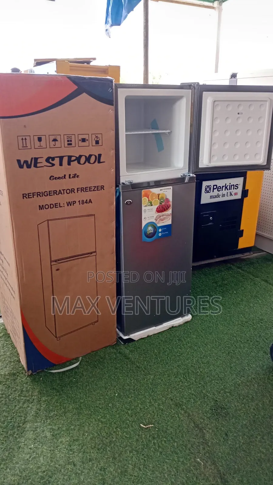 136l Westpool 184a Top Freezer Double Door Fridge