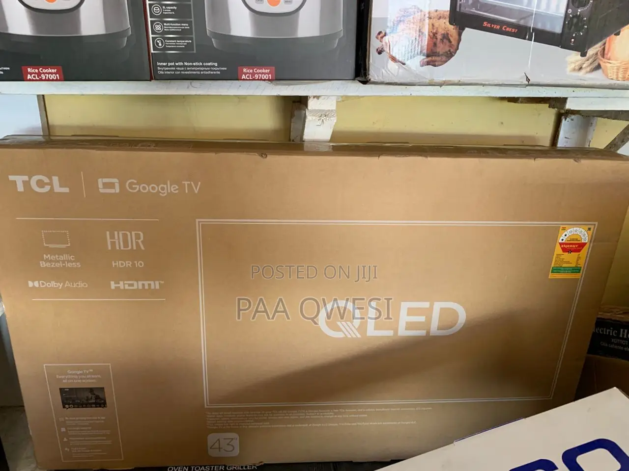 Brand New TCL 32 43 Inch Qled Smart Google Tv