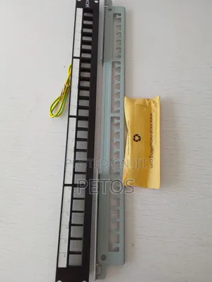 Excel Unloaded 24 Port Screened Keystone Patch Panel Frame 1u