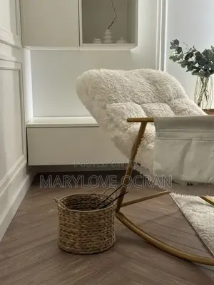 High-Quality Fluffy Rocking Chair
