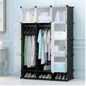 12 Cubes Plastic Wardrobe