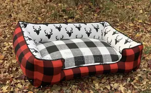 Fluffy Soft Dog Beds With Pillows