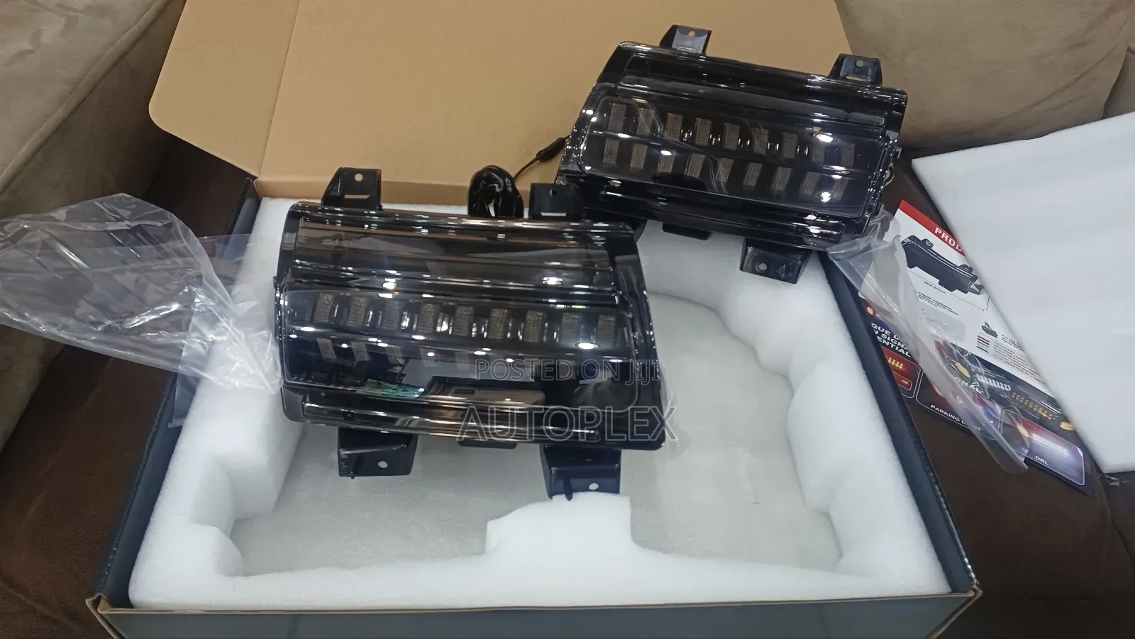 Factory Led Turn Signals Smoked Color Sequential Led for Wrangler Jl