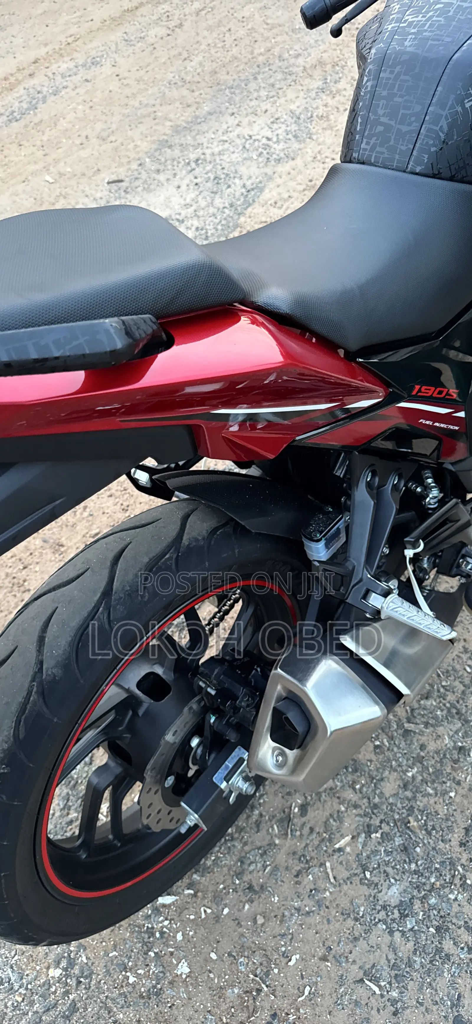 New Haojue DR190S 2025 Red