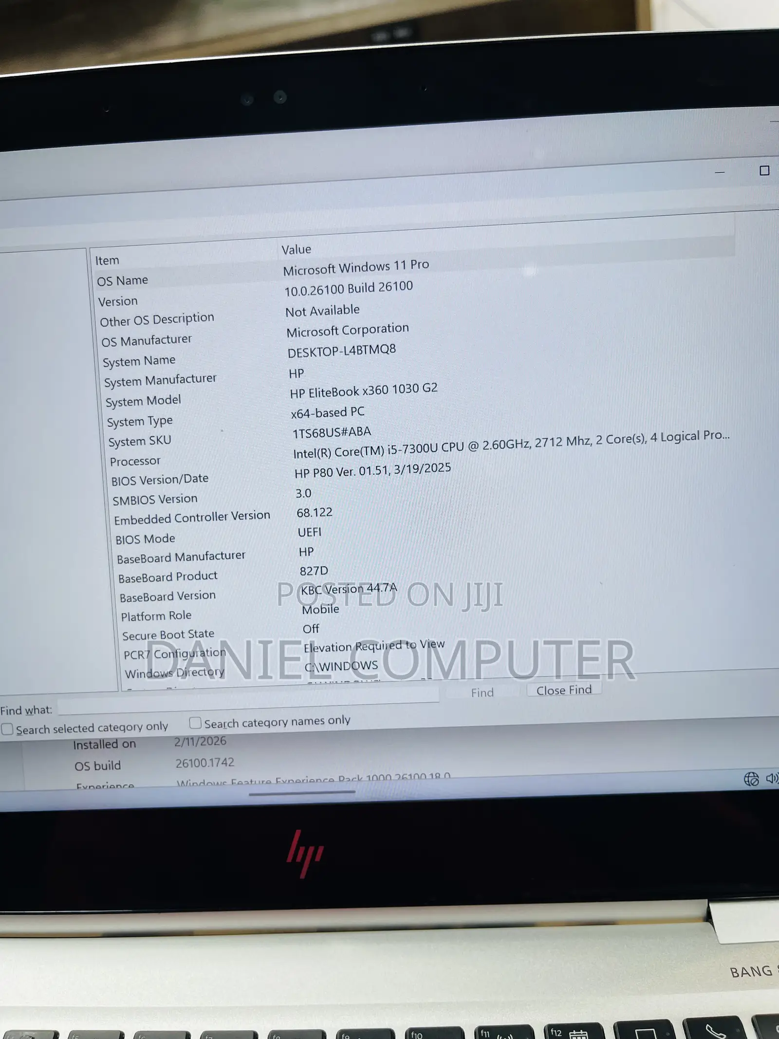 Laptop HP EliteBook x360 1030 G2 8GB Intel Core i5 SSD 256GB