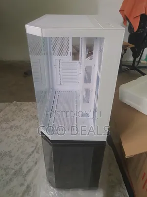 Acrylic Plexiglass Stylish Gaming PC Case 7 ARGB Fan + Remote
