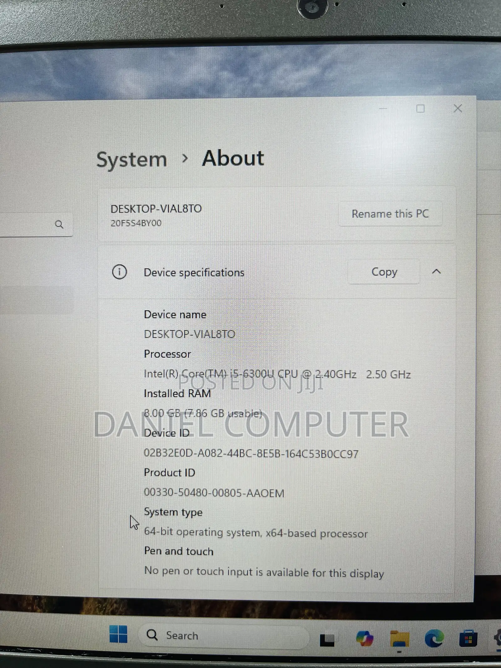 Laptop Lenovo ThinkPad X280 8GB Intel Core i5 SSD 256GB