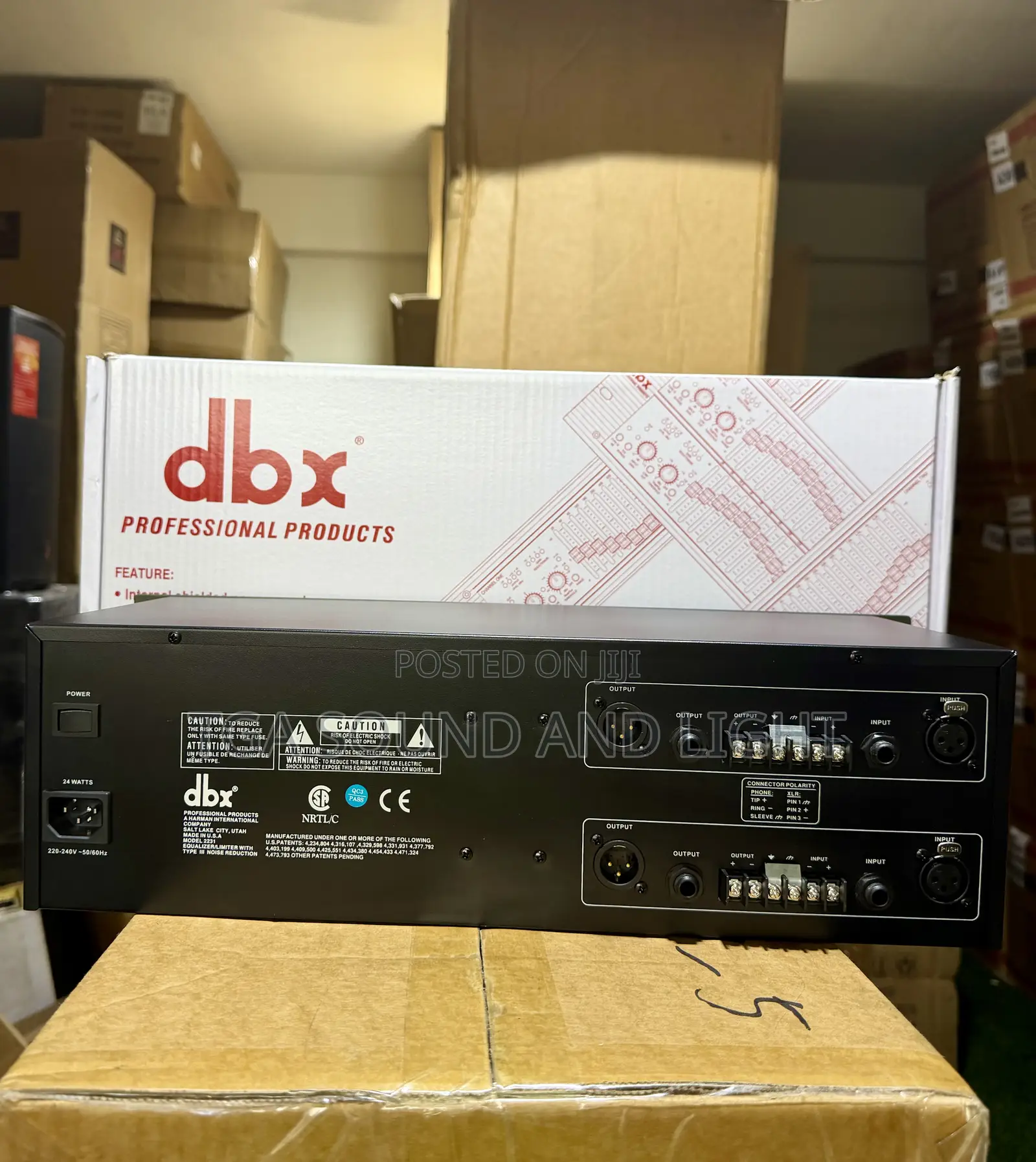 Dbx 2231 Dual Channel 31 Band Graphic Equalizer/Limiter