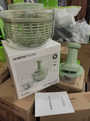 Oraimo Gratespin 2in1 Stainless Press Chopper Spinner Set