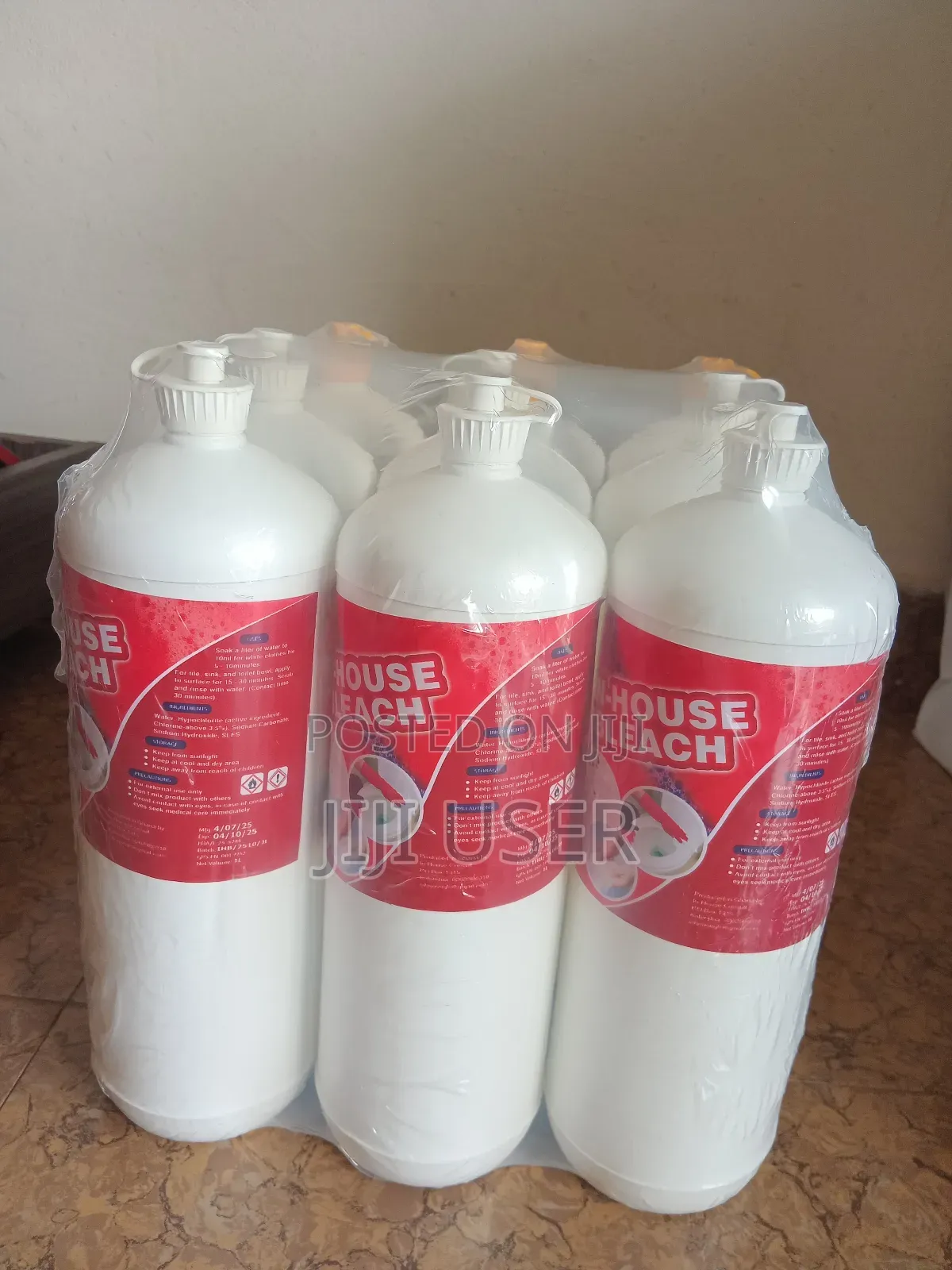 6 in a Pack Bleach Detergent