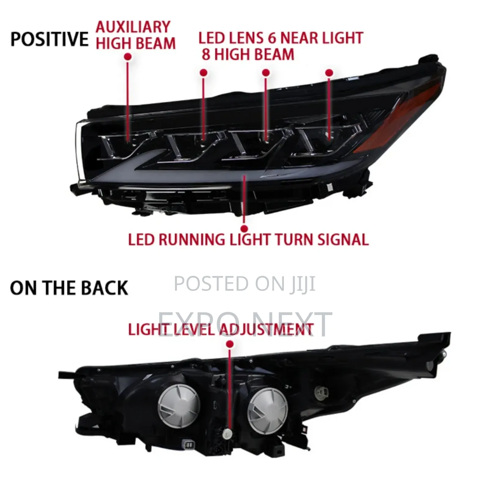 Toyota Highlander Led Headlight Light 2018-2021