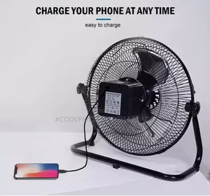 Solar Cooling Fan Chargeable System