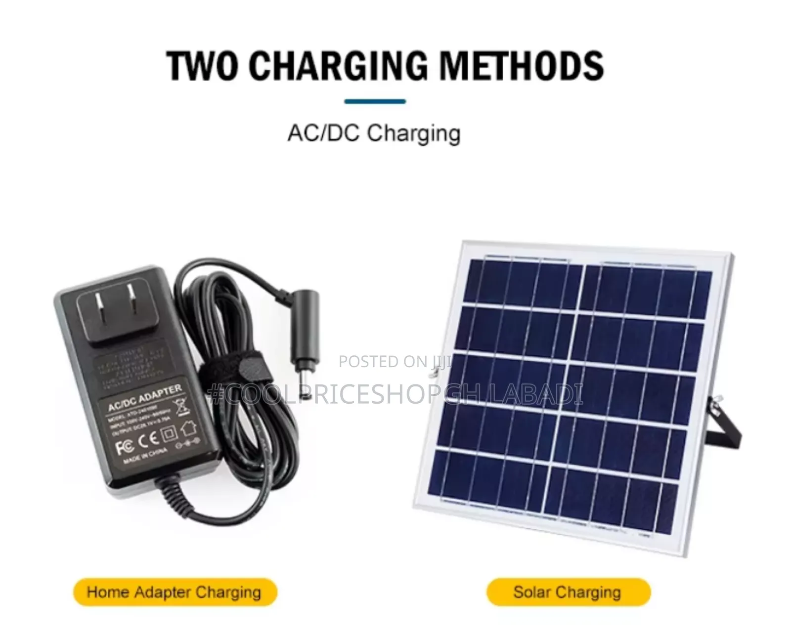 Solar Cooling Fan Chargeable System