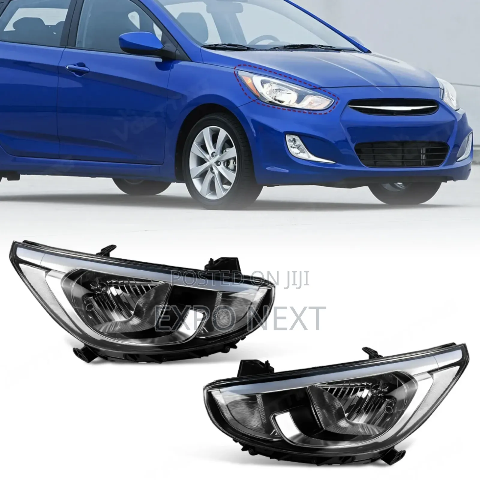 Accent 2015-2018 Headlights