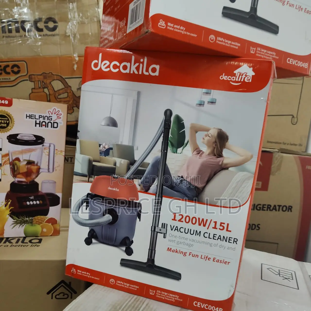 Top Rated 15l Vacuum Cleaner From Decakila